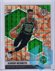 2020-21 Panini Mosaic Rookie Aaron Nesmith RC #227 Reactive Orange Prizm